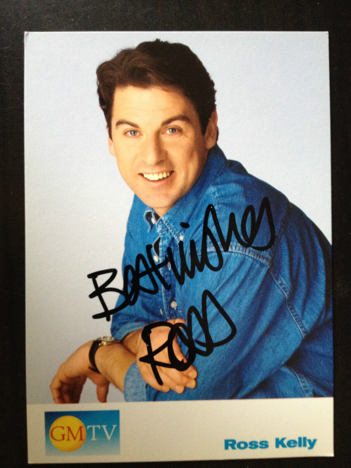 ROSS KELLY - GMTV PRESENTER - SUPERB SIGNED COLOUR Photo Poster paintingGRAPH