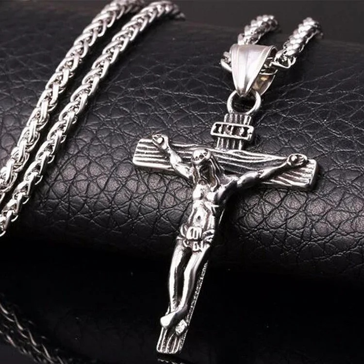 Jesus Faith Cross Necklace