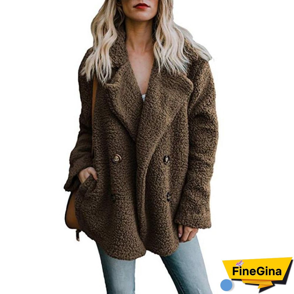 Women jacket Fur Coat Winter Fleece Jacket Women Coat Female Jacket Plus Size Hooded Teddy Coat