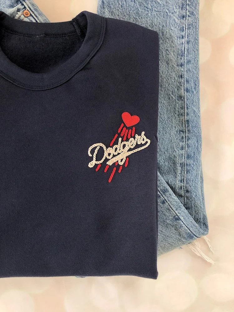 Dodgers Embroidered Sweatshirt 