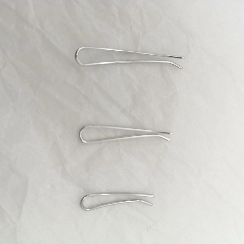 New Curved U-shaped Ear Clip Women’s Simple Personality Fashion Elegant Hammer Face  Earrings Ear Studs