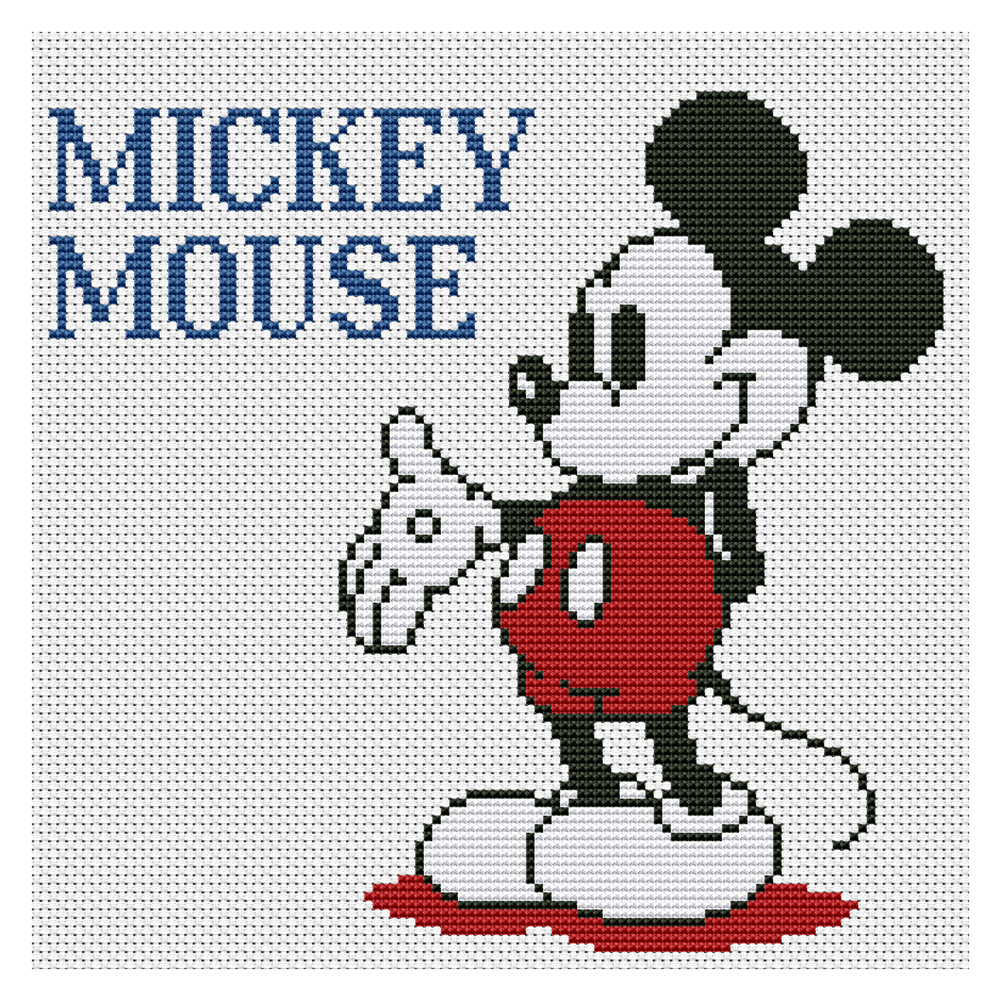 

Cartoon - 11CT Stamped Cross Stitch - 30*30CM, 501 Original