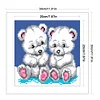 Bead Embroidery - Full Printed 9CT Bears(20x20 CM)