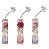3Pcs DIY Rose Diamond Painting Bookmarks