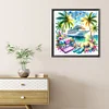 Diamond Painting-DIY Full Round Drill Seaside Vacation