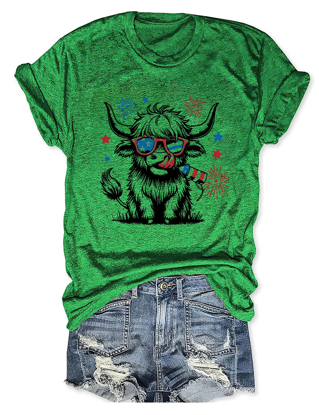 4th July Heifer T-Shirt