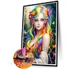 Girl - Round AB Drills Diamond Painting(65*45cm)