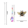 DIY 5D Mosaic Sun Catcher Jewelry Diamond Painting Window Wind Chime (Bee)