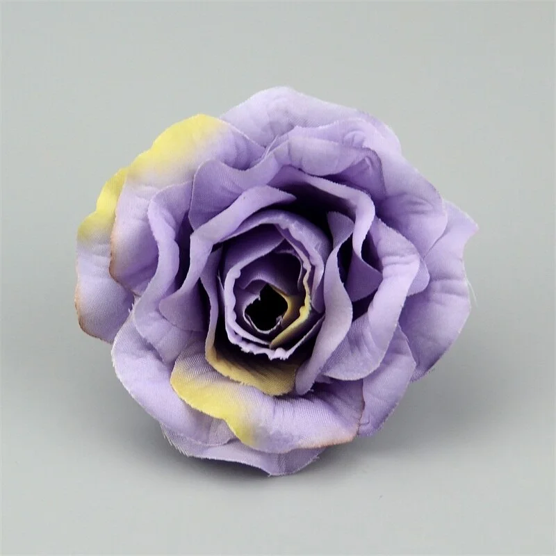 3/10pcs Large Artificial Silk Rose Flower Heads 9cm For Wedding Party Decoration DIY Scrapbook Flower Wall Craft Fake Flowers