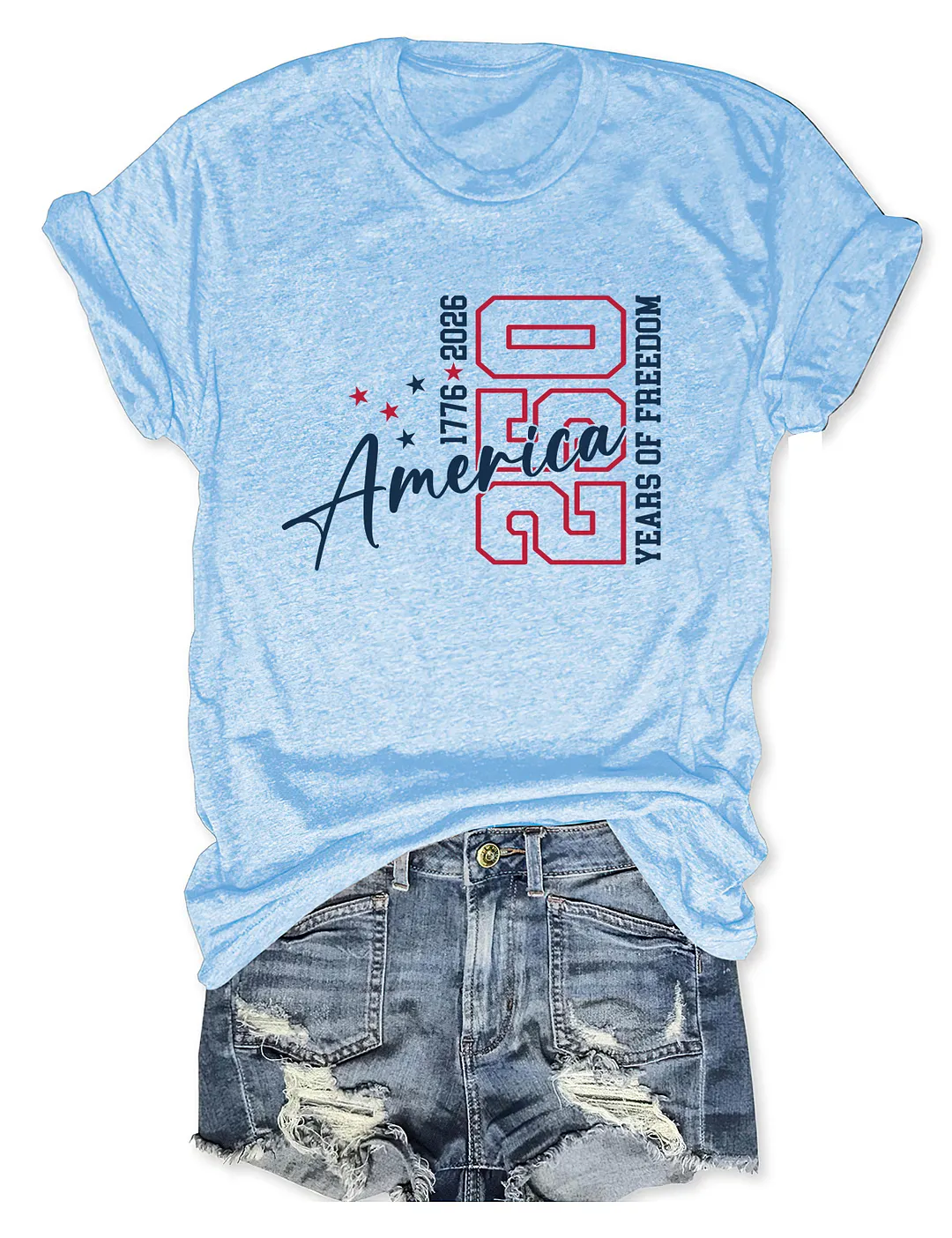 250 Years Of Freedom America 1776-2026 T-shirt