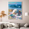 Beach Shells - 11CT Stamped Cross Stitch - 40*50cm