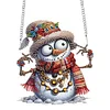 Acryl Weihnachten Schneemann - 5d DIY Handwerk Anhänger