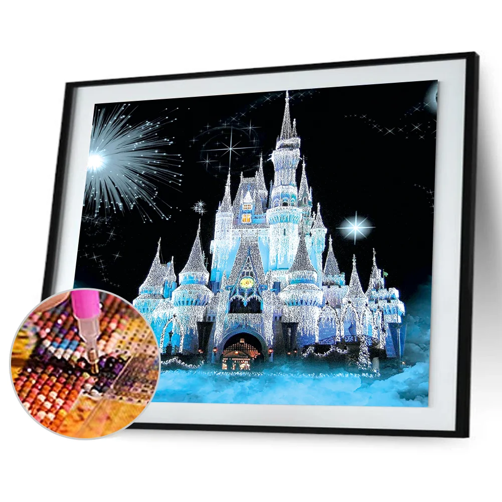 Diamond Painting - Special Shaped Drill - Castle(40*30cm)