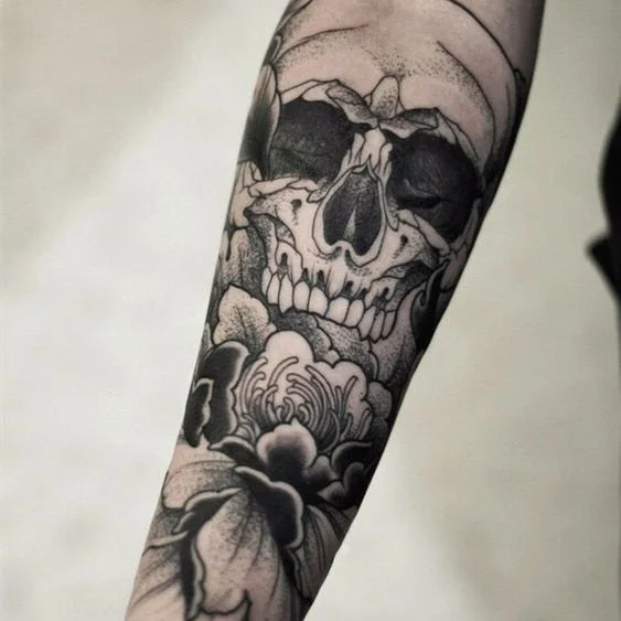 Waterproof Temporary Tattoo Sticker Black Demon Hand Shake Hands Flash Tatoo Fake Tatto Arm Leg Body Art for Women Men