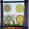 6 PCS Gem Art DIY Craft Kits Mandala Diamond Painting Window Stickers Kit