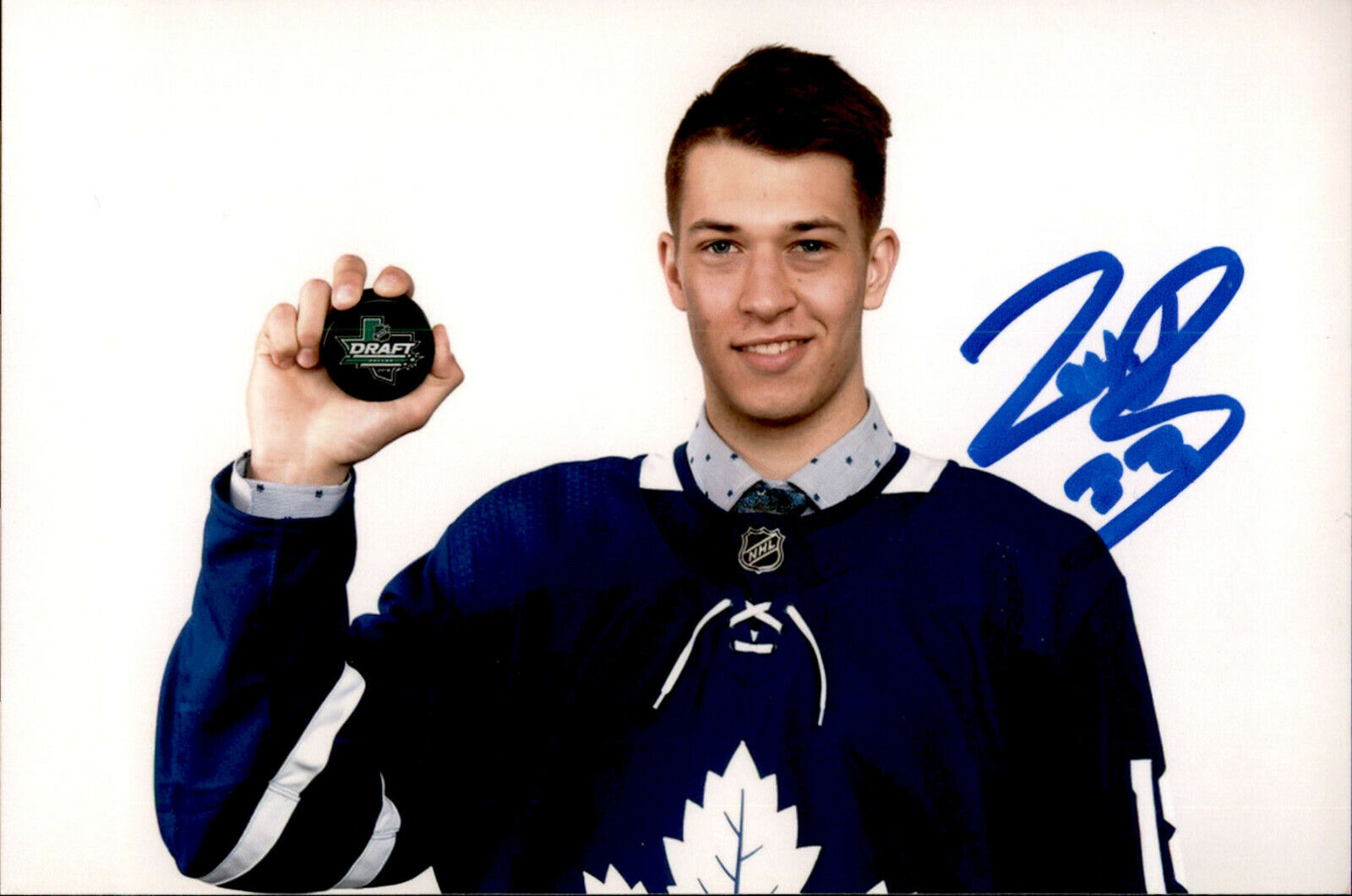 Zachary Bouthillier SIGNED autographed 4x6 Photo Poster painting TORONTO MAPLE LEAFS #3