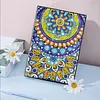 Mandala 5D DIY Diamond Art Painting Notebook Kit 50 Pages A5 Rhinestone Art Painting Notebook Kit for Adults Beginners Holiday Birthday Gift