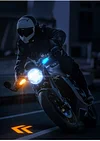 SEAMETAL Motorcycle LED Turn Signal Projection Lamp Color Sequential Flowing Flash Indicator Lights