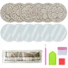 [Upgrade]6pcs/set DIY Diamond Painting Waterproof Case Classic Animal Pearl Art Coaster Gift Decor Set