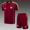 2025/2026 Arsenal pre-match training Deep Red Shirt+Shorts 1:1 Thai Quality
