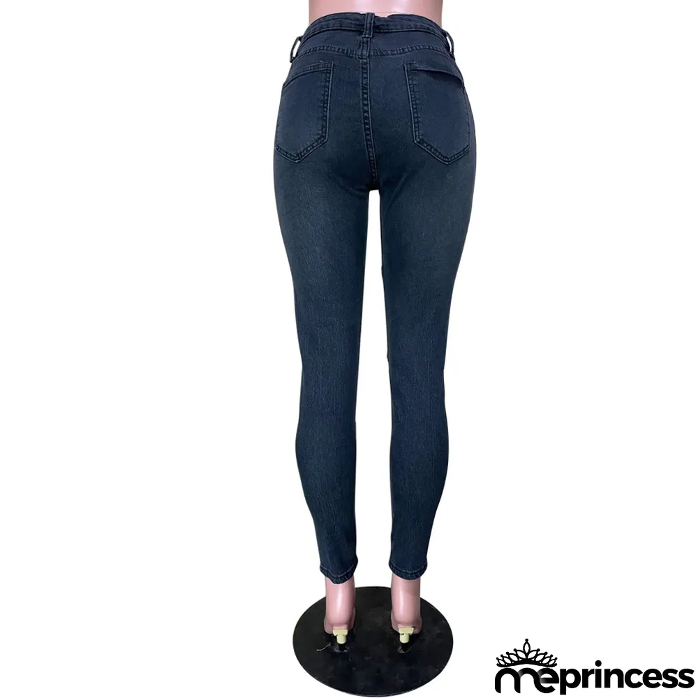 Fashion Patchwork Jeans