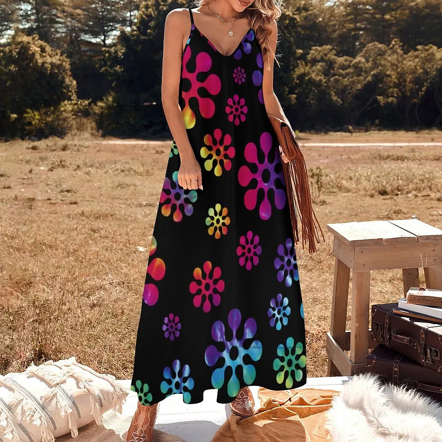 halter maxi dress formal Blue Sequin Halter Long Formal Dress with Slit