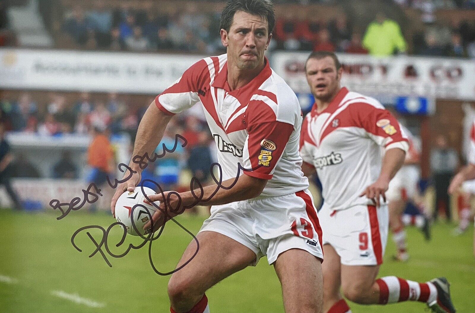 Paul Sculthorpe Genuine Hand Signed St Helens 12x8 Photo Poster painting