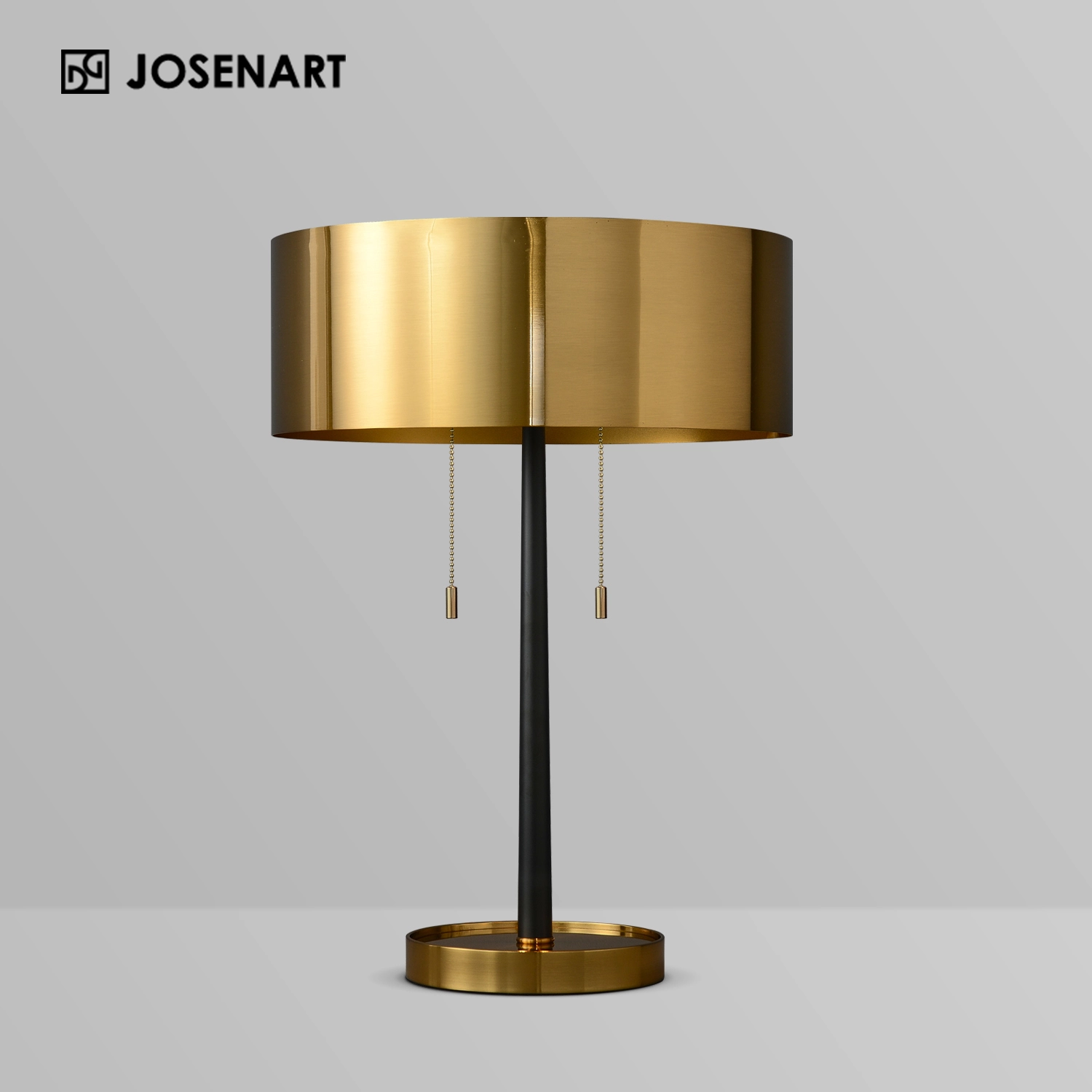 Mid-Century Violetta Table Lamp in Brass  JOSENART Josenart