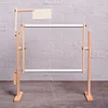 Adjustable Wooden Sewing Cross Stitch Frame Tabletop Embroidery Floor Stand