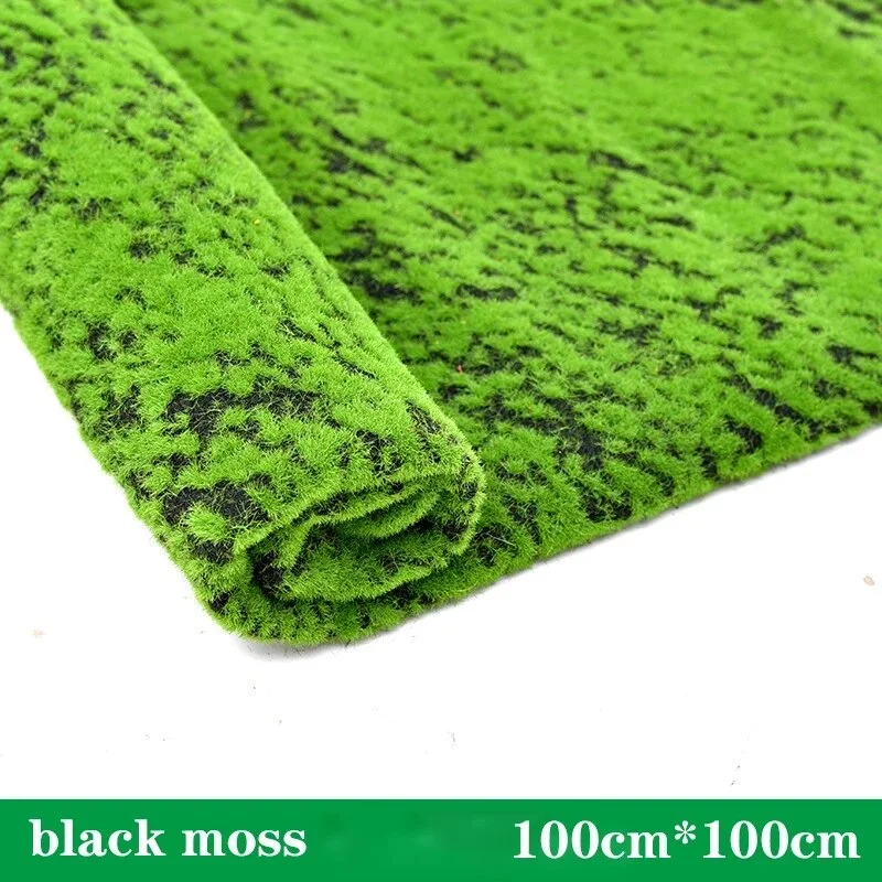 Nigikala Artificial Plant Moss Lawn Carpet Natural Landscape Green Grass for Home Living Room Wall Floor Festival Wedding Decoratio
