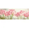 Pink Tulips-Paint by Numbers Acrylic Painting 80*30CM