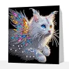 (Pre-Framed)Cat-Special Shape Diamond Painting Kit(25x25cm)