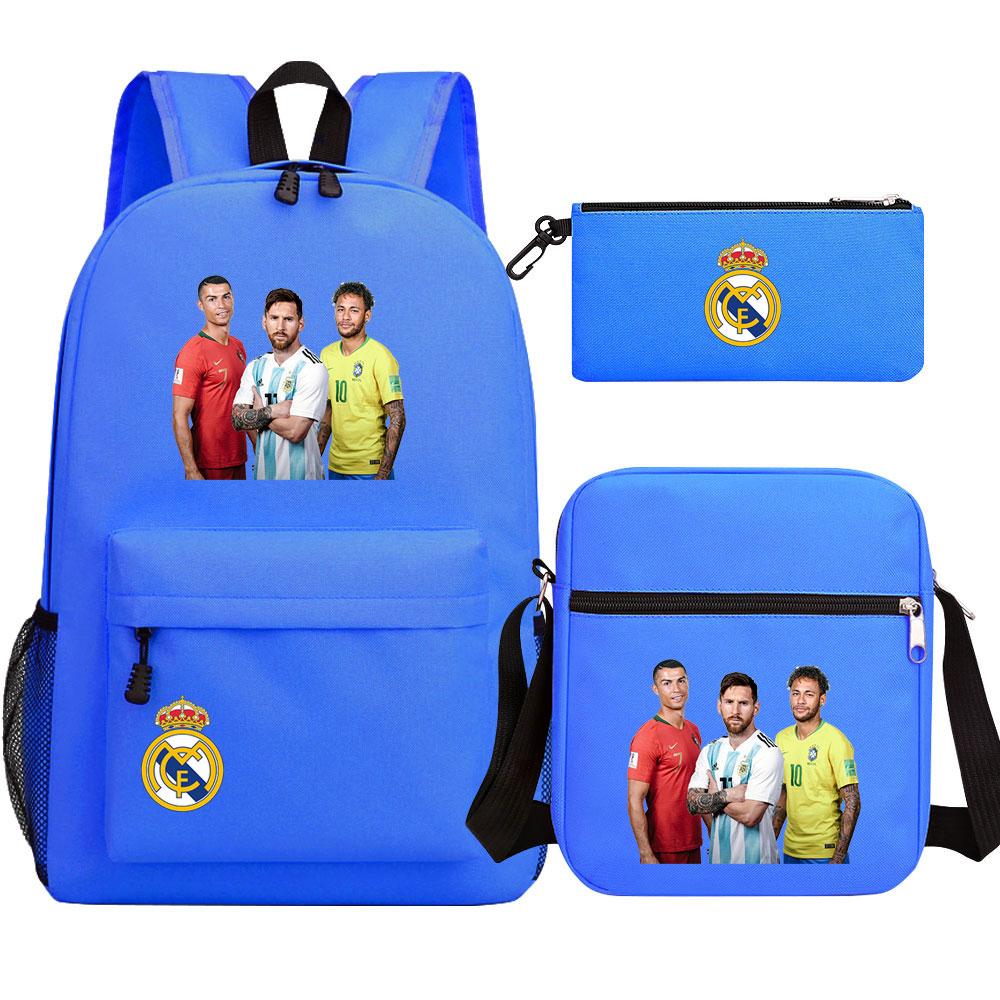 Mayoulove Cristiano Ronaldo Backpack Lightweight Design with Multiple Compartments for School Use-Mayoulove