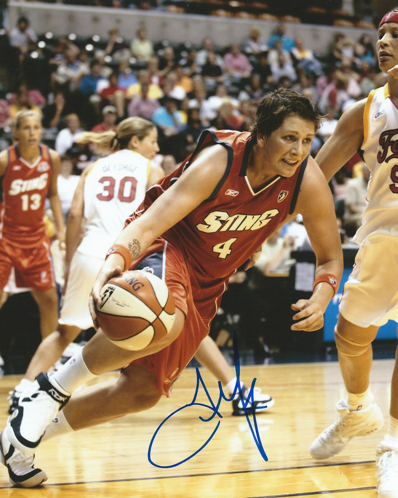 **GFA Charlotte Sting *JANEL MCCARVILLE* Signed 8x10 Photo Poster painting J2 COA**