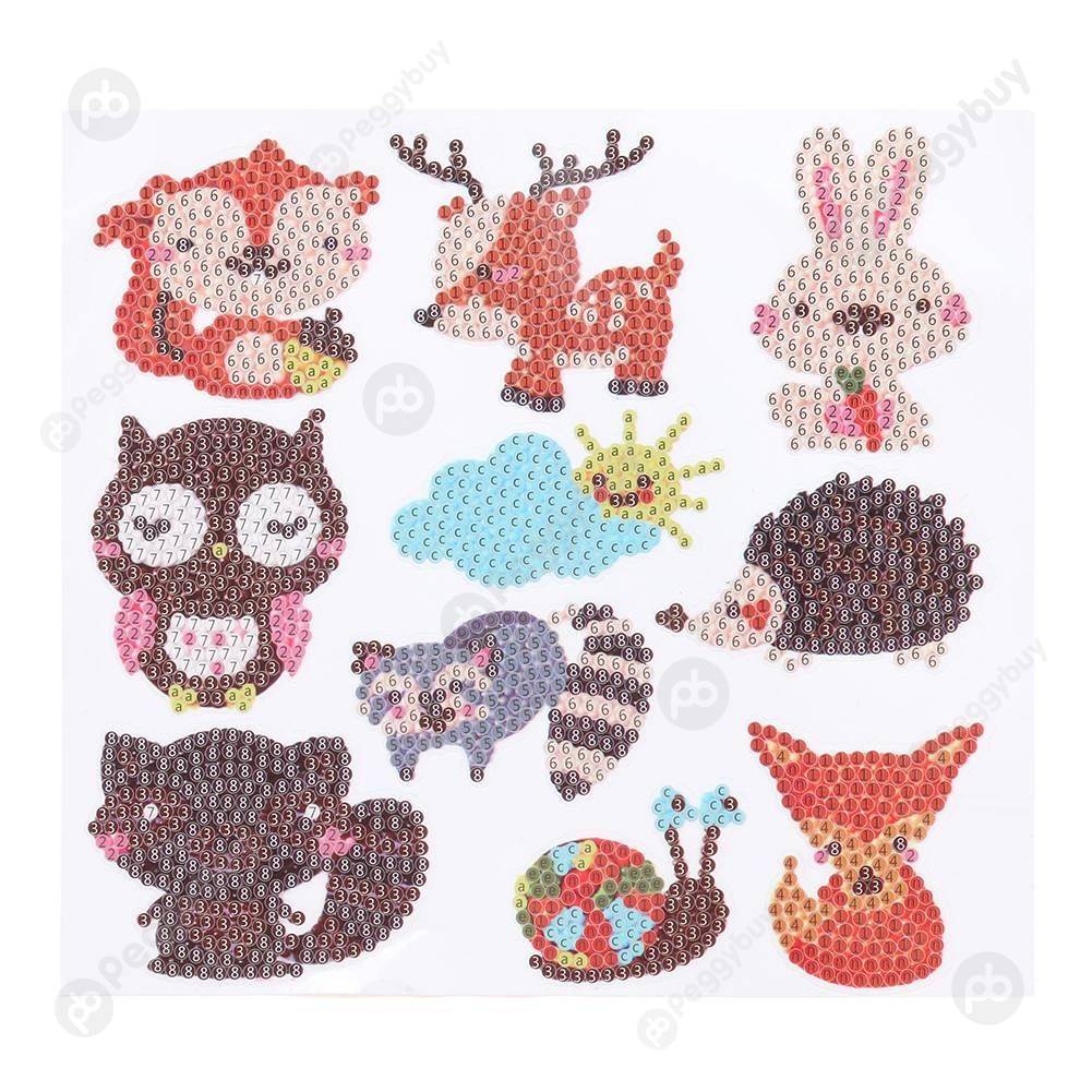 

Cute Animal-DIY Creative Diamond Sticker, 501 Original