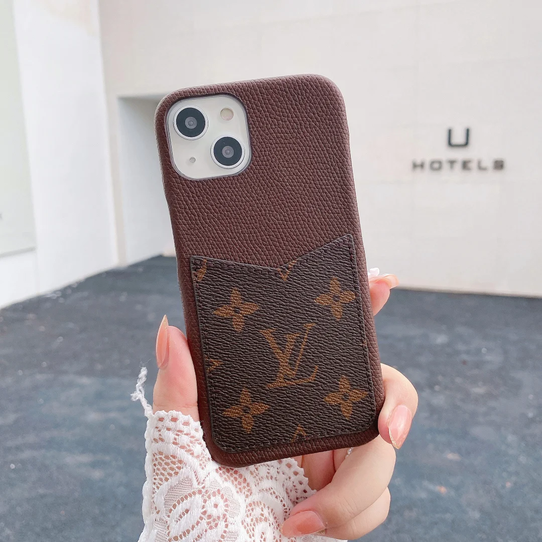 Louis Vuitton LV Official Website Classic Monogram Leather Card Canvas Apple iPhone Case ProCaseMall