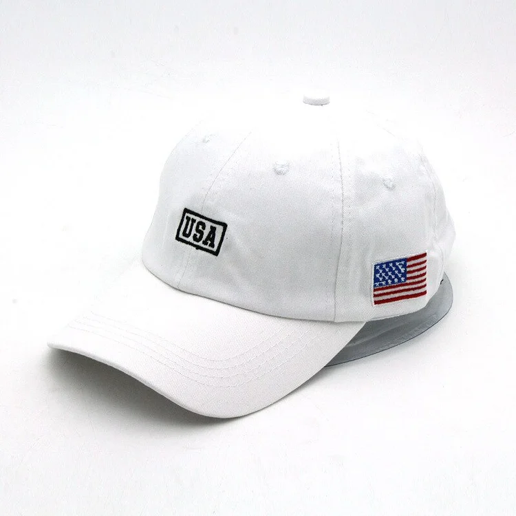Hats American Flag USA Letters Embroidery Baseball Caps Men And Women Outdoor Sports Sunshade Caps