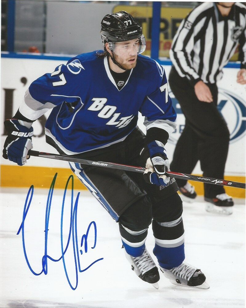 Tampa Bay Lightning Victor Hedman Signed Autographed 8x10 Photo Poster painting COA