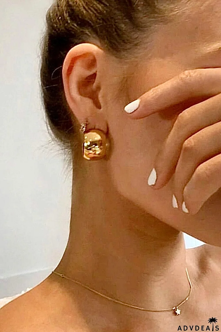 18K Gold Plated C-Hoop Earrings