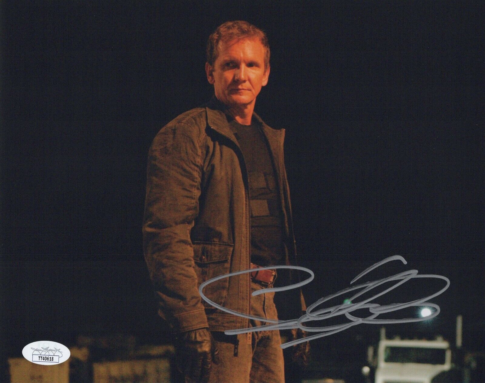 SEBASTIAN ROCHE Signed 8x10 24 JOHN QUINN Photo Poster painting Authentic Autograph JSA COA