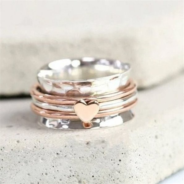 🔥 Last Day Promotion 75% OFF🎁Self Love Spinner Heart Ring 💖