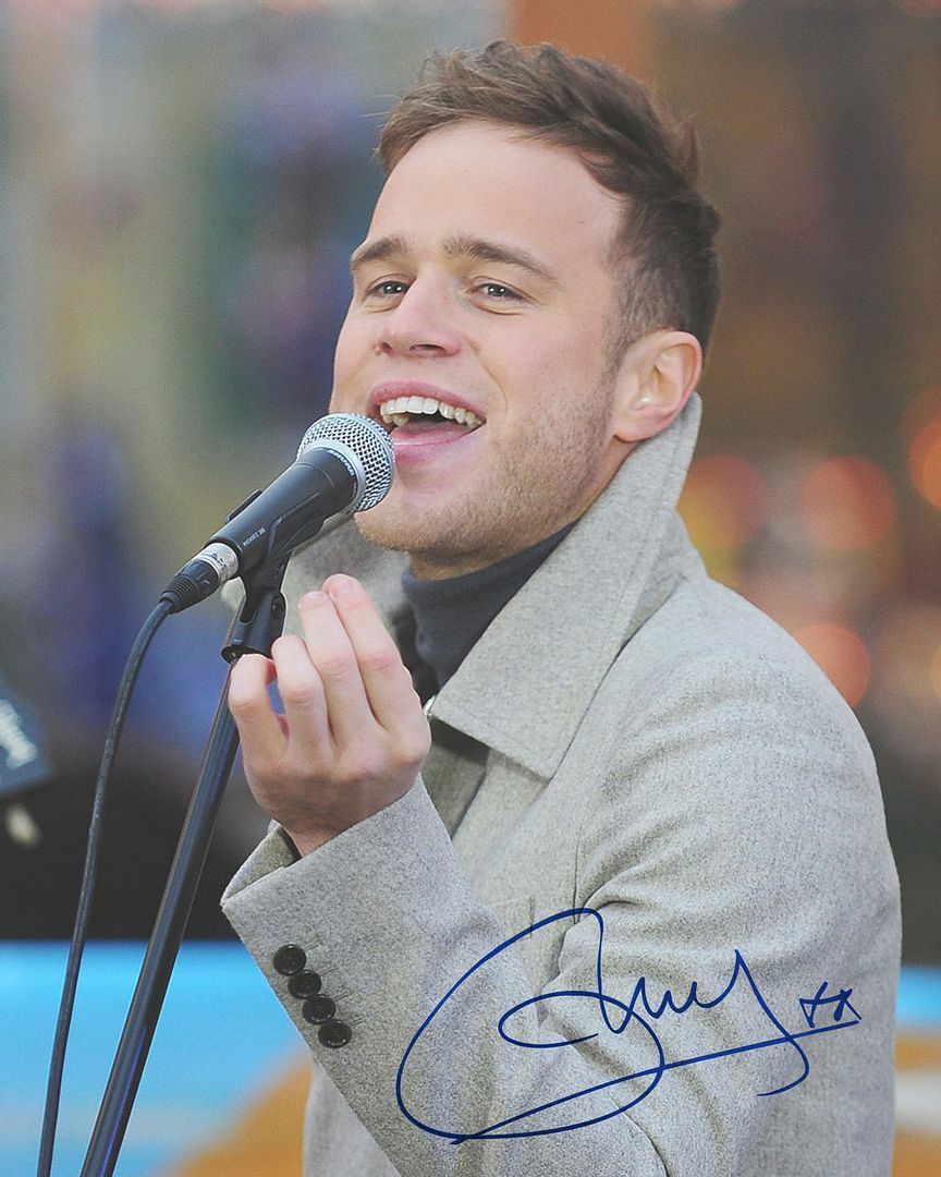 Olly Murs Autograph Signed Photo Poster painting Print