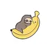 Perezoso Feliz Banana