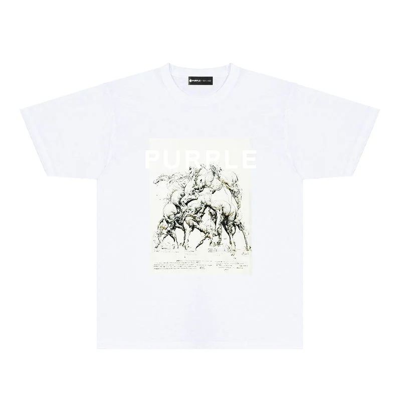 Purple fashion T-shirt