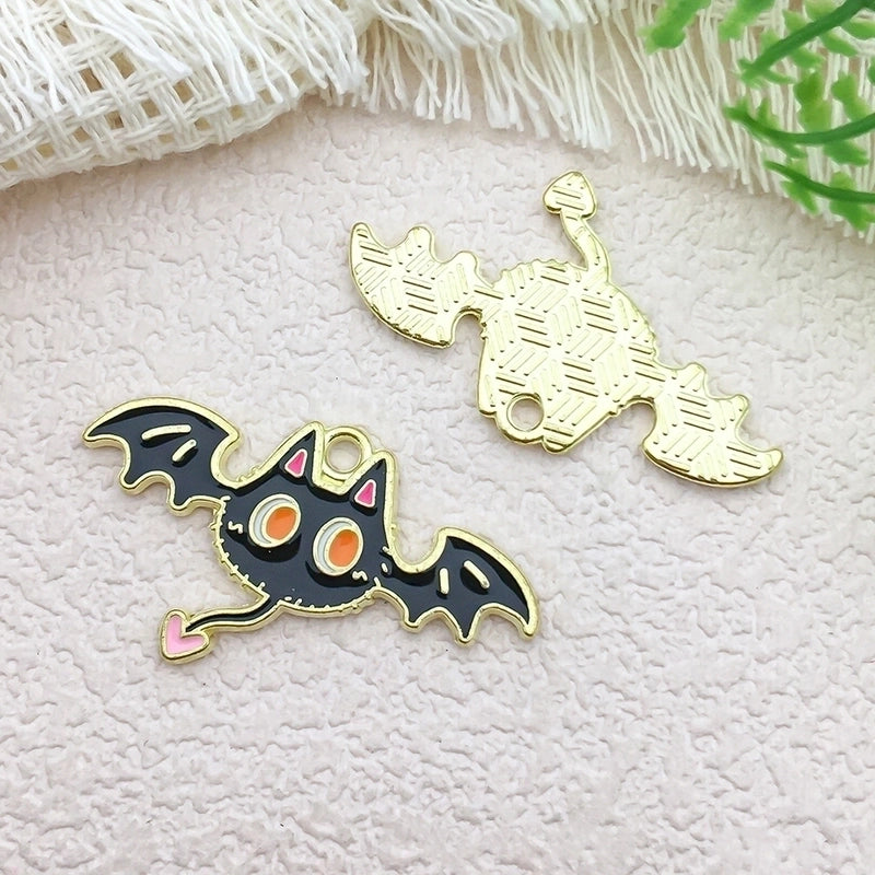 1 Piece 16*24mm 20*20mm 20 * 21mm Alloy Pumpkin Cat Bat Pendant Jewelry Accessories