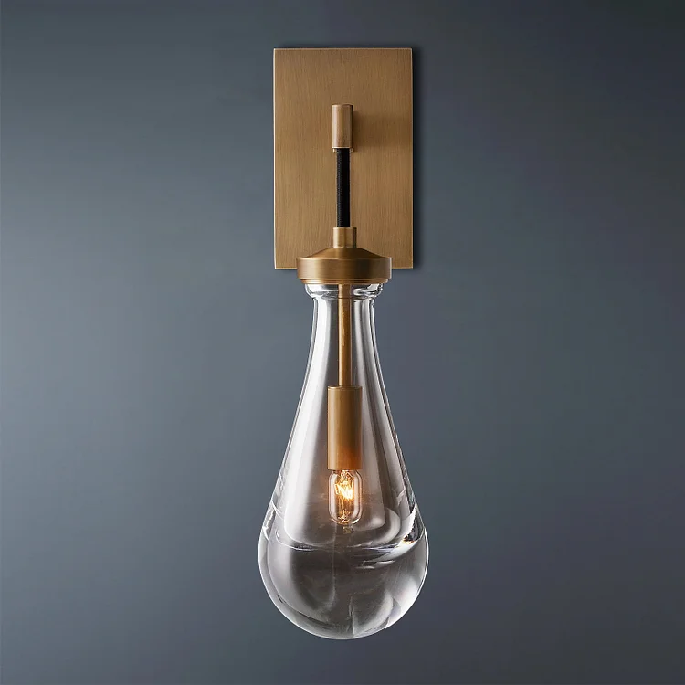Rain Glass Sconce(rope) Vjlight
