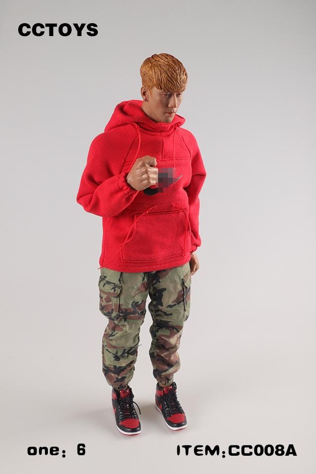 In-stock 1/6 CCTOYS CC008 Hoodie Fashion Sports Top For 12'' Figure-shopify