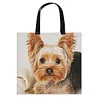 Cute Dog - 11CT DIY Stamped Cross Stitch Shopping Bag 40*40cm/15.75*15.75in