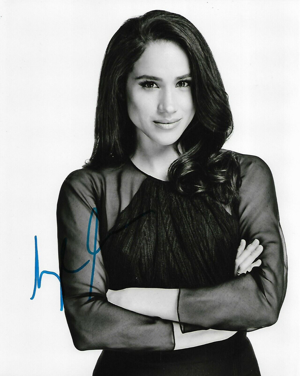 MEGHAN MARKLE Autographed 8 x 10 Signed Photo Poster painting COA