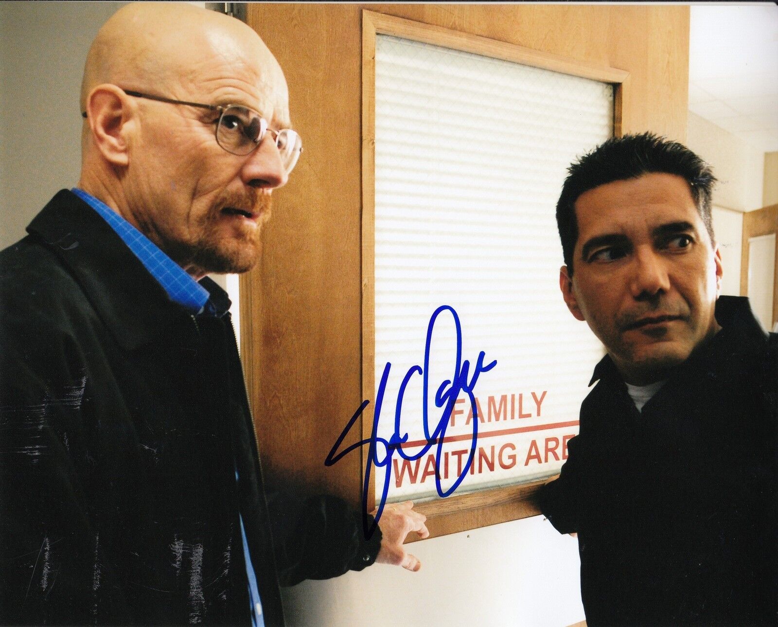 STEVEN MICHAEL QUEZADA signed *BREAKING BAD* 8X10 TV SHOW Photo Poster painting W/COA STEVEN #2